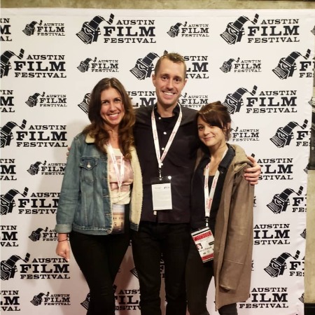 Kathryn Prescott with Rachel Serada and Nate Hurt Sellers at Austin Film Festival.